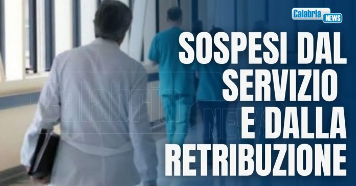 medici no vax sospesi in calabria