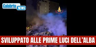 Incendio località Scordovillo Lamezia Terme
